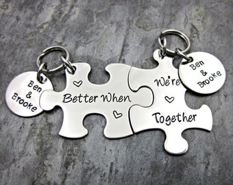 Portachiavi In Legno 2 Pezzi Puzzle Per 3,60 - Foto 4