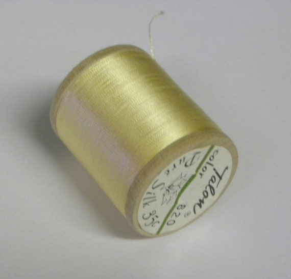 Vintage Talon Pure Silk Hand Sewing Embroidery Thread 100 Yd.
