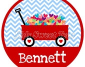 Valentine's Day wagon personalized - digital image Il_170x135