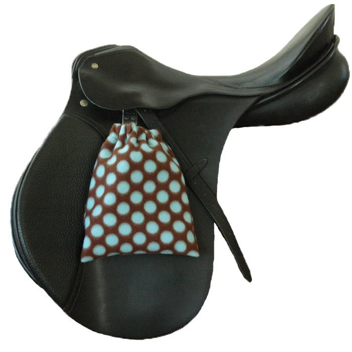 Stirrup fleece cover for english saddle by ZIKYboutique on Etsy