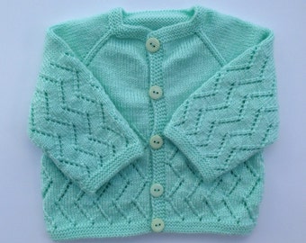 months Baby knit baby 12 old Sweater 6 , , Ready ship. 12 shower month to for  old gift slippers Baby