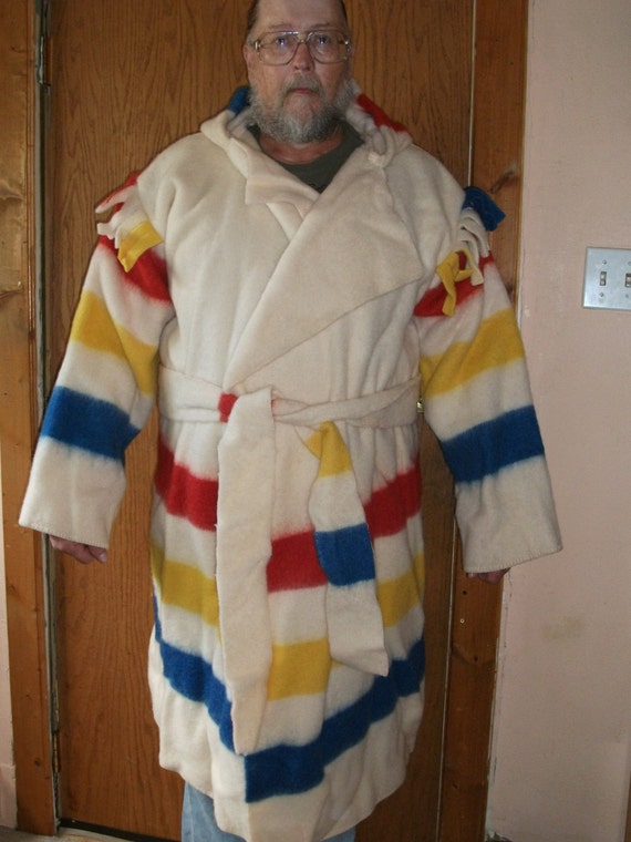 930Capote / Hudson Bay Style Blanket Coat / French Trappers