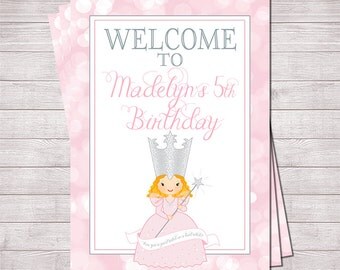 Glinda the Good Witch Welcome Sign Printable - 5" x 7" | Wizard of Oz