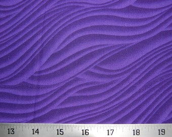 Kona Bay Fabric Jet Stream Purple Asian Waves Tonal Purple Wave Quilting Craft Sewing