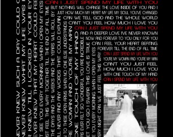 Custom Wedding Song Lyric Art with Photo, Wedding song, Anniversary print, Engagement song, Valentine gift, Personalized print