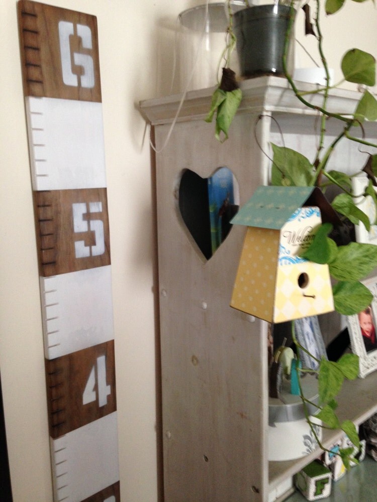 Children's Measuring Height Board by StuartCollective on Etsy