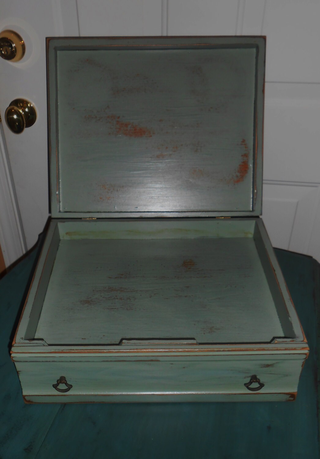 Repurposed Silverware Box Vintage Silverware Box Upcycled