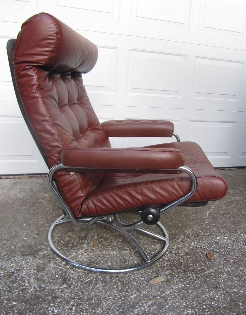 Ekornes Norway Lounge Chair vintage mid century midcentury