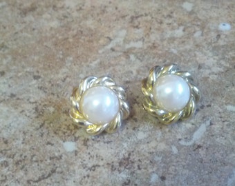Vintage Lady Ellen Earrings Sterling Silver & Pearl Interchangeables – Set of 6