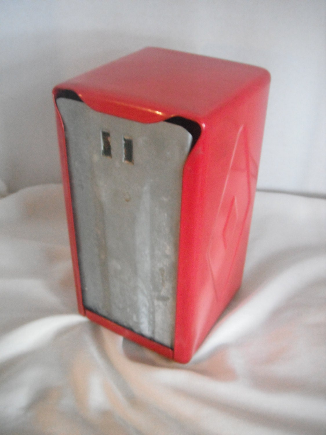 Vintage metal restaurant napkin holder