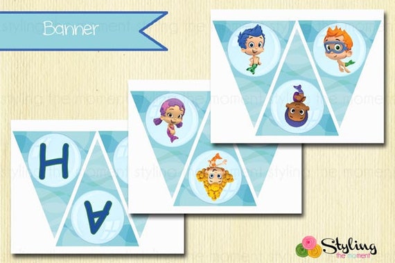 Bubble Guppies BANNER by Styling the Moment | Catch My Party