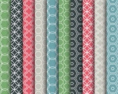 60% OFF SALE Christmas Winter Papers Modern Papers Fall Finds Winter Digital Backgrounds Scrapbook Red, Green, Grey Il_170x135
