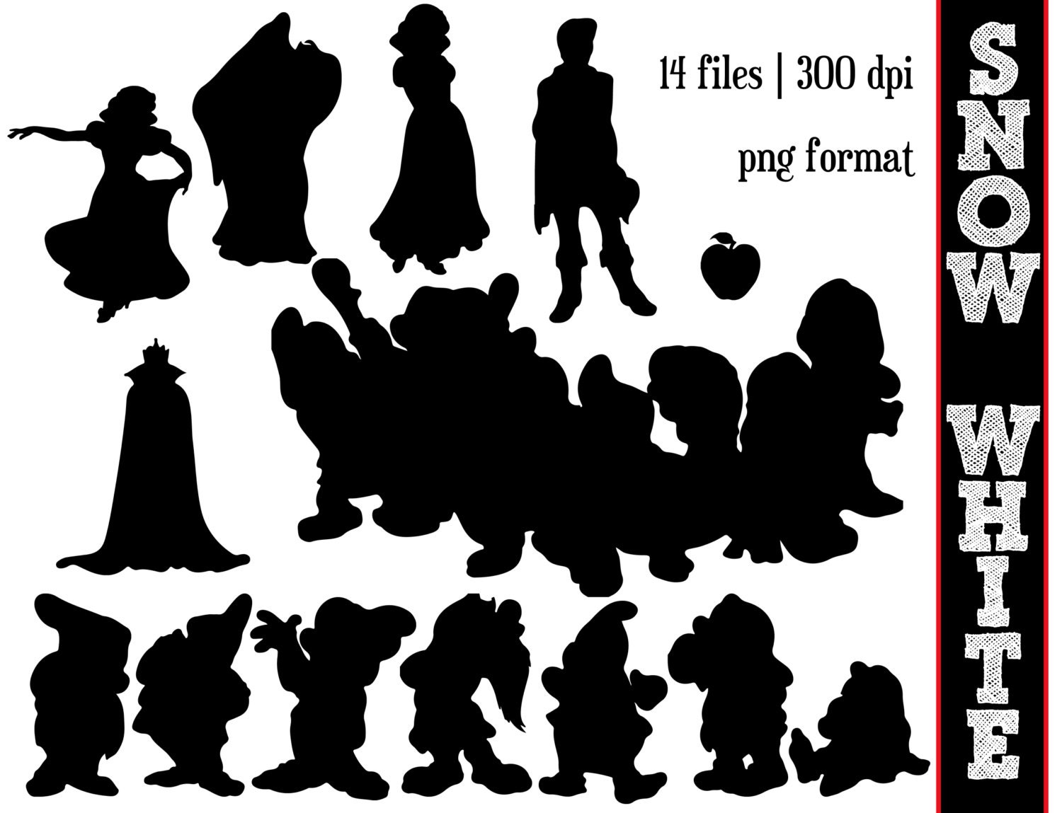 Free Free 88 Snow White And Seven Dwarfs Svg SVG PNG EPS DXF File