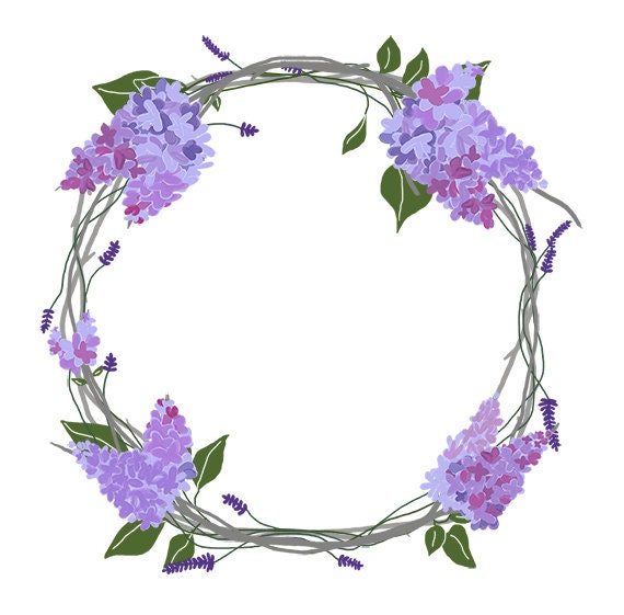 clipart lilac flowers - photo #16