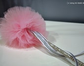 tulle princess birthday party wand - great for little girls' birthdays!