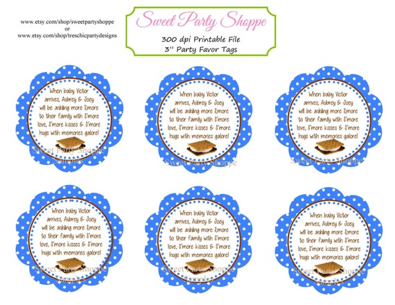 Items similar to Smores camping tags, smore party tags ... Items similar to Smores camping tags, smore party tags ...