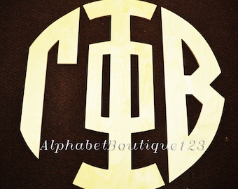 Large Greek Letters - Wall Hanging - Dorm Room Decor - Letters for Wall - Wooden Greek Letters - 35"