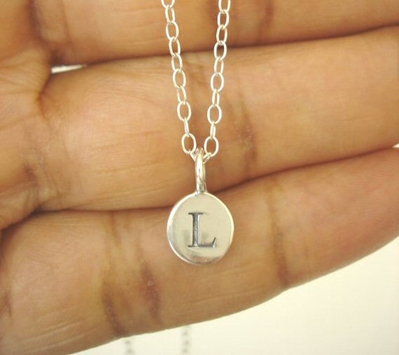 L Initial Necklace 'L' Necklace Initial Jewelry