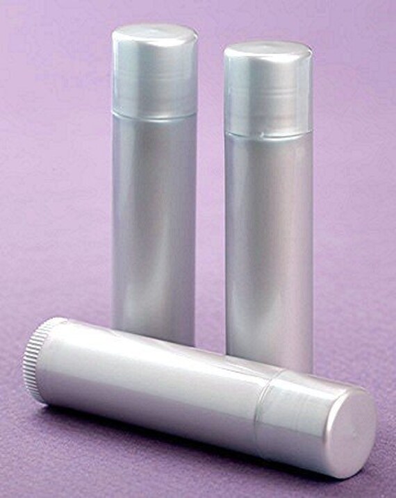 bpa balm free lip containers LIP  Containers .15  5ml Free BPA Tubes  / Silver Chapstick BALM oz