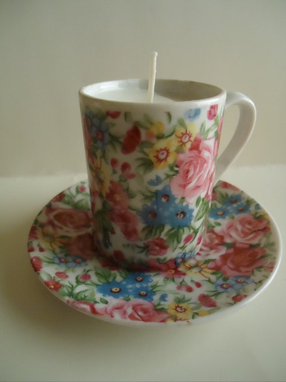 Pumtus Ceramic Coffee Mug With Saucer, 10 OZ Cute Cloud Mug With
