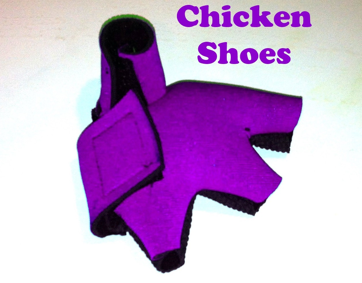 ONE Neoprene Chicken Shoe Universal by PartyFowl on Etsy