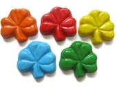 Shamrock Crayons set of 10 - St Patricks Day Crayons - Irish Crayons - Clover Crayons Il_170x135