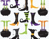 80% OFF SALE witch feet clipart commercial use, vector graphics, digital clip art, digital images - CL552 Il_170x135