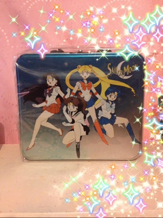 kawaii vintage sailor moon inner senshi lunch box by hempdora