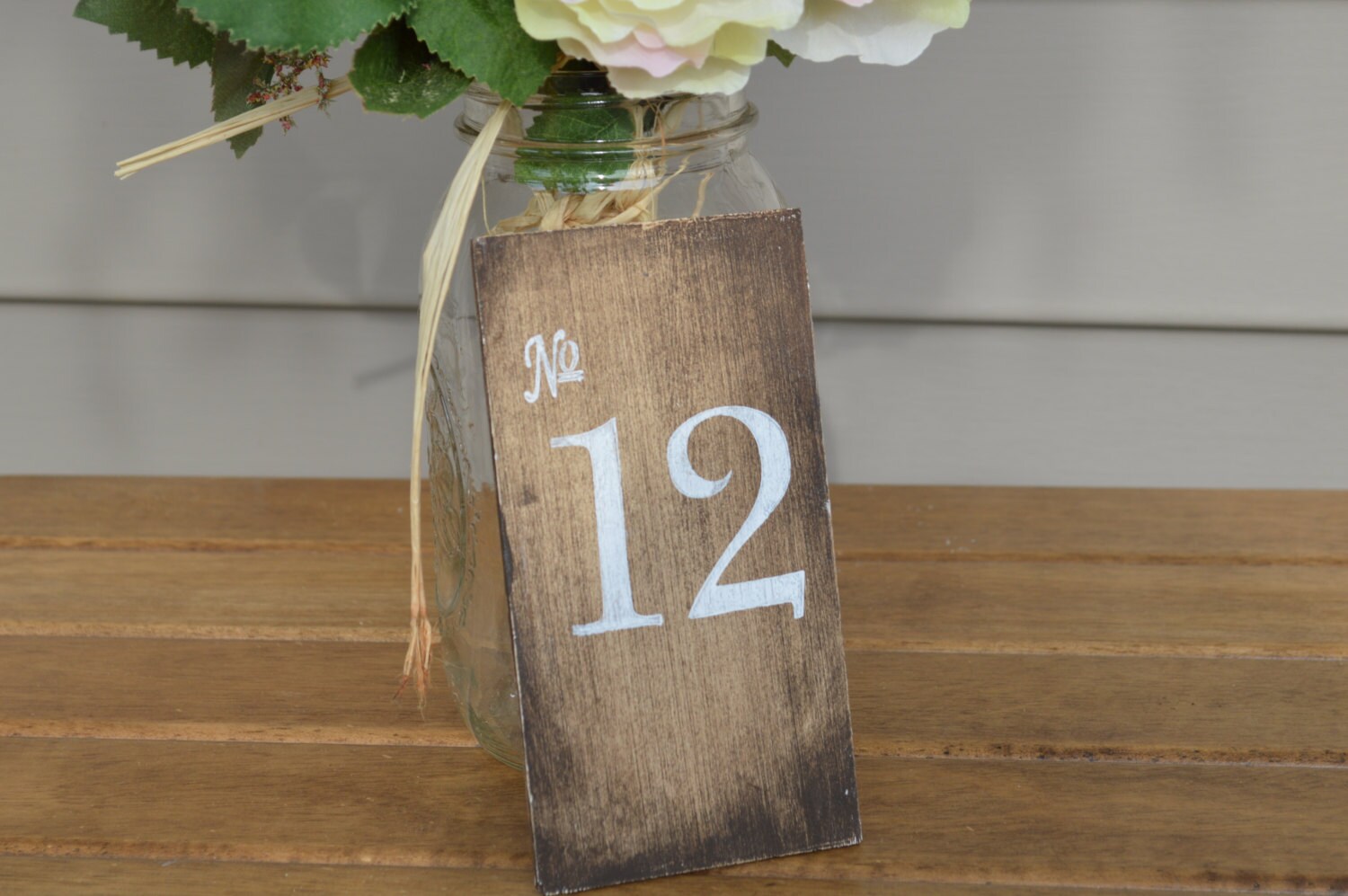 rustic wedding table numbers wood table numbers country
