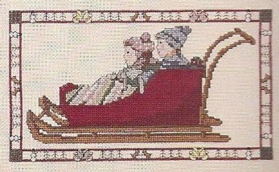 Leisure Arts Welcome Christmas Counted Cross Stitch Pattern