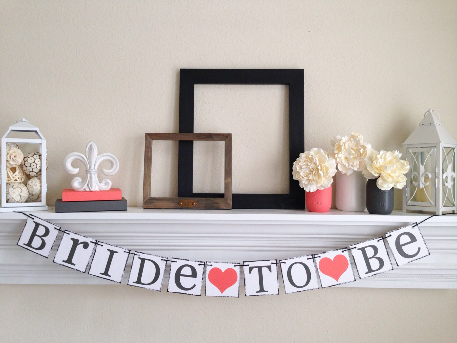BRIDAL SHOWER Decorations BRIDE To Be Banner Bridal Shower