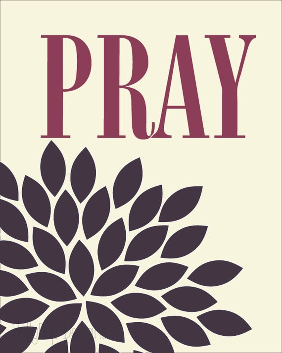 Modern Kitchen Wall Decor Eat Pray Love Trio Print Set 3
