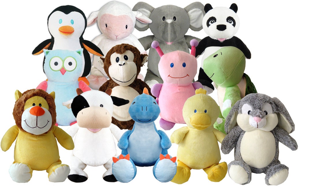 personalized embroidered stuffed animals