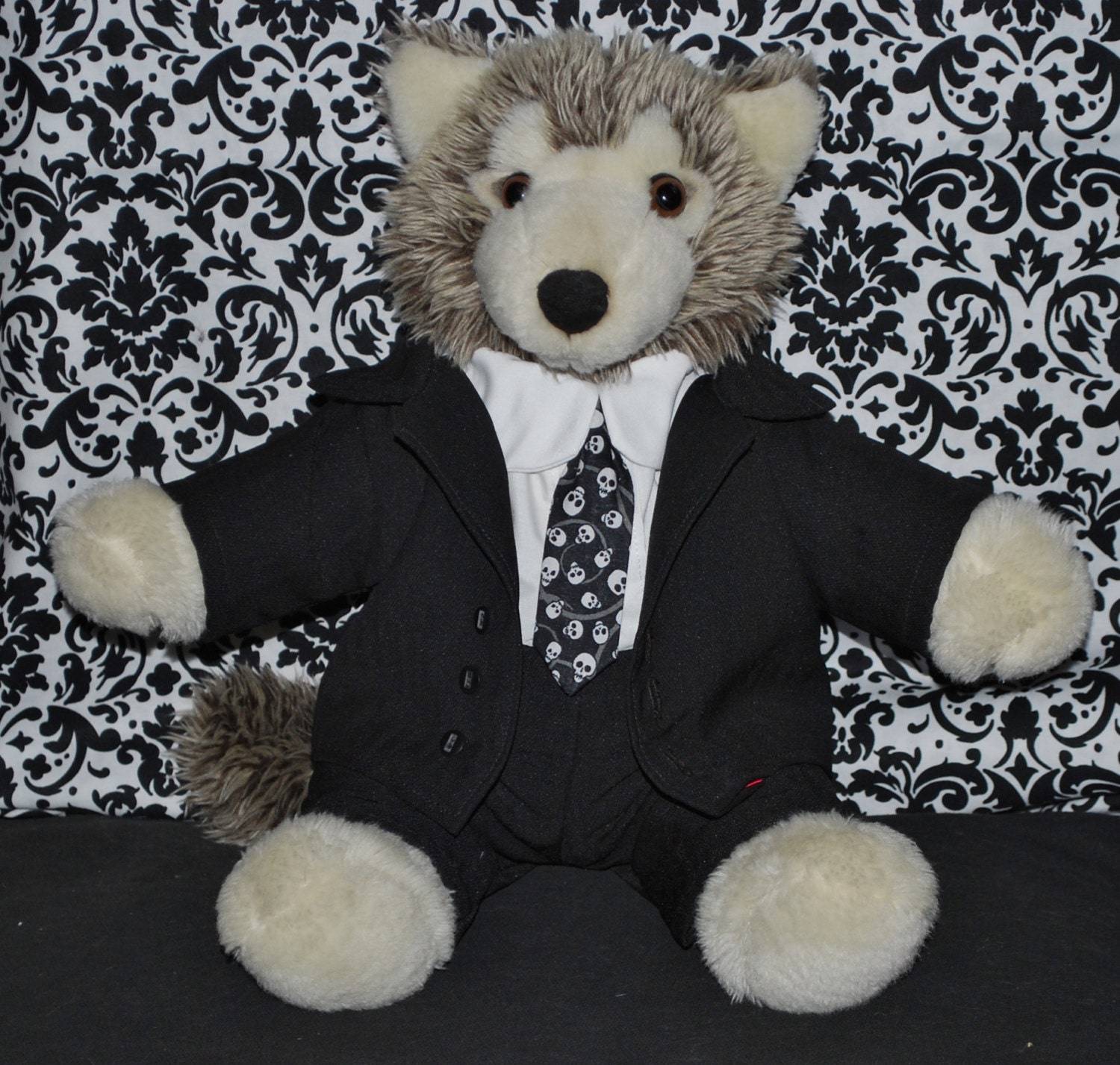 wolf teddy bear