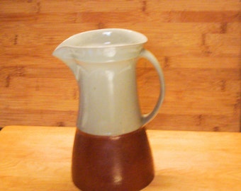 Pitcher Stoneware Mid Century Two Tone Hors Serie