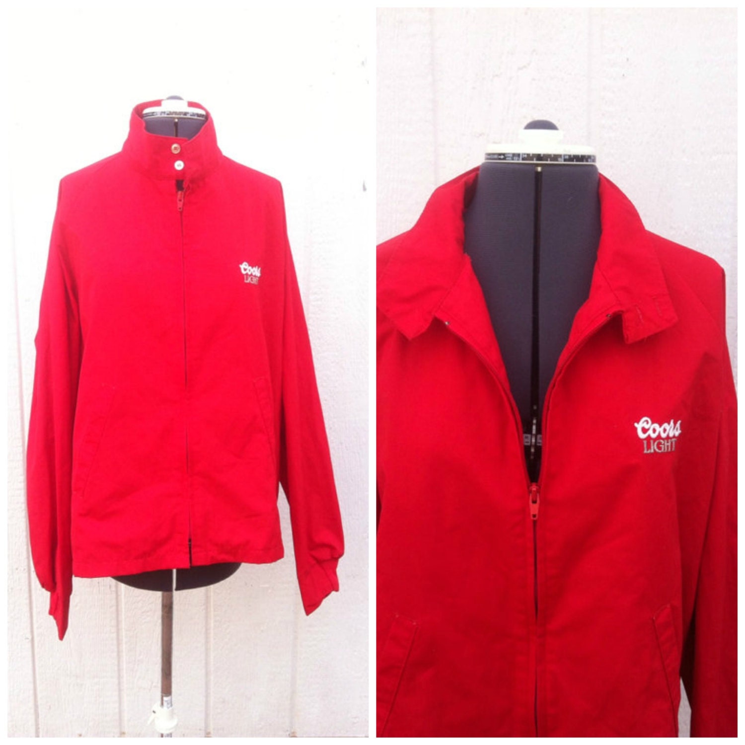 Vintage Coors Light Beer Jacket by LitterandVintage on Etsy