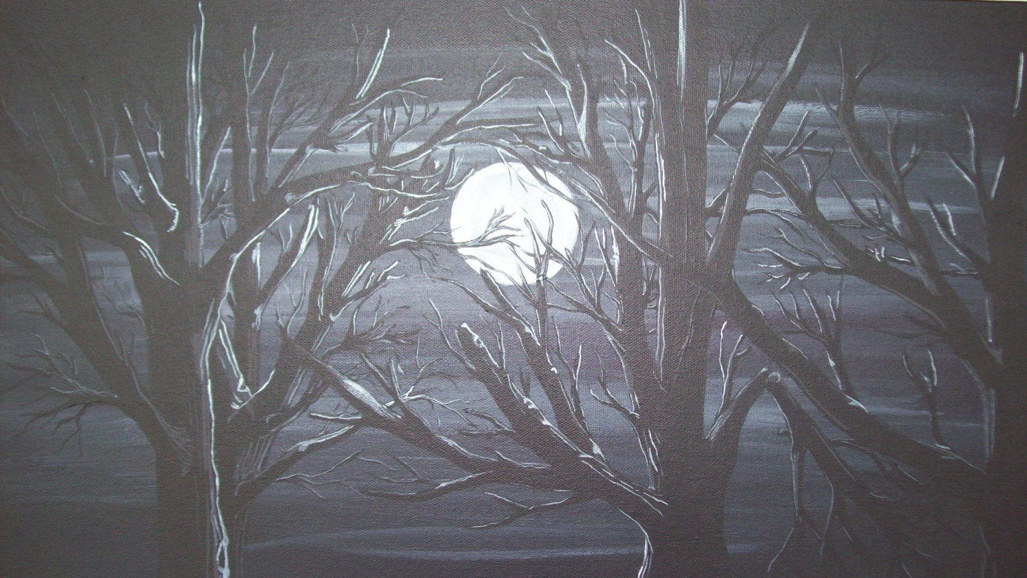 Fade to Black Acrylic painting on canvas of by Artbygerardprovost