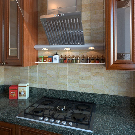 30 In Floating Ledge AboveThe Stove Shelf