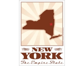 New York State Poster