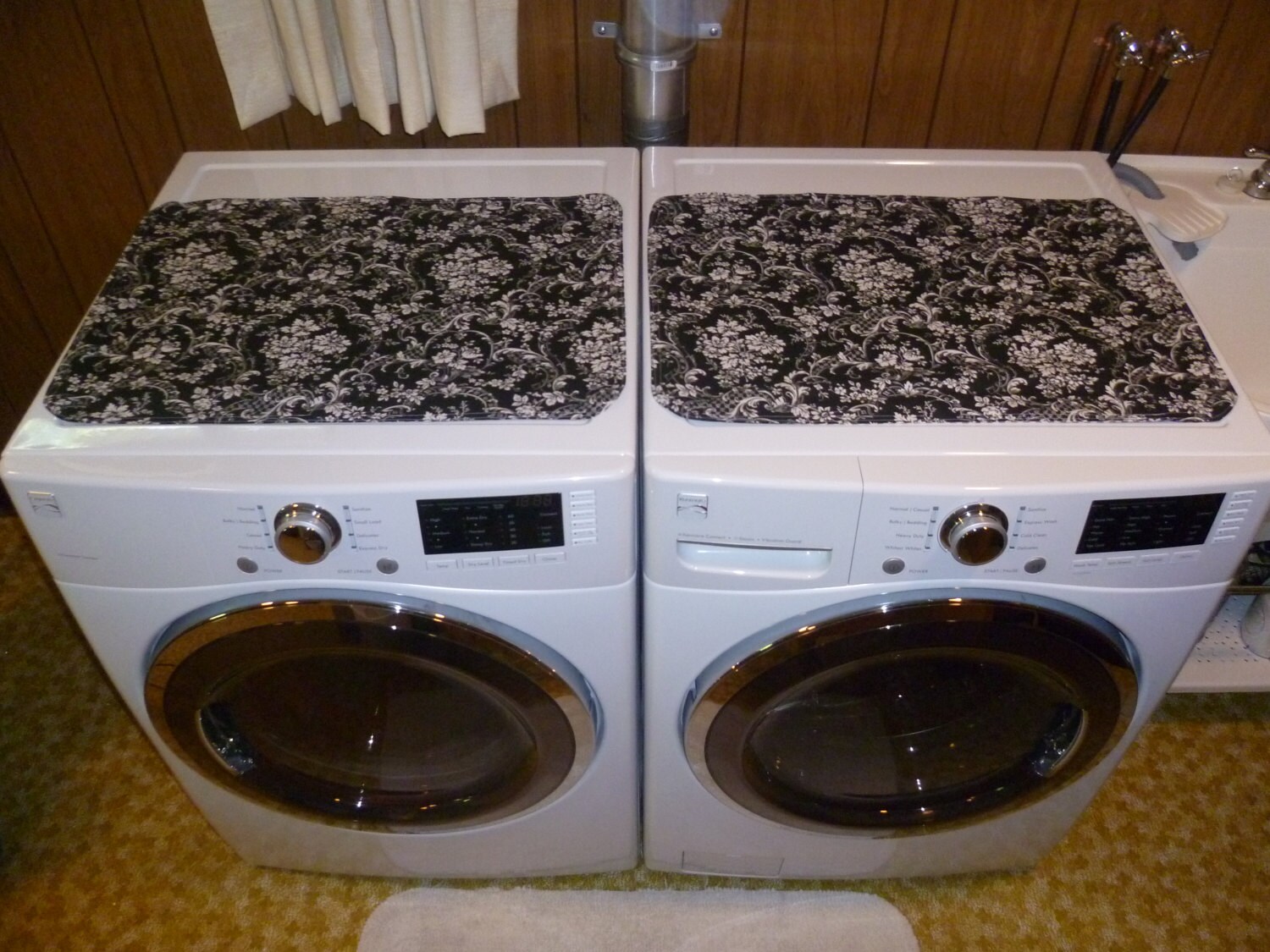 Decorative Reversable Fabric Laundry Room Washer
