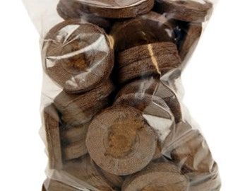 Jiffy 7 Peat Pellets - 42 MM - Pack of 50 - Seed Starter Plugs - Get a Start on Gardening Plants Early