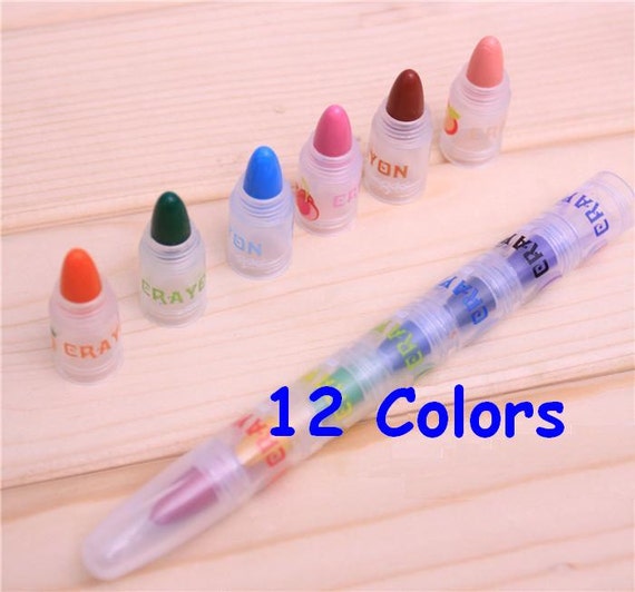 Download Mini Crayon Color pen Fruit crayon pens set colorful pencil