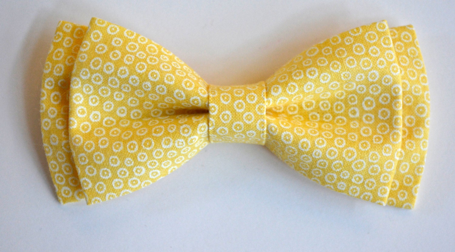 Yellow BOW TIE-clip for boysKids bowtie clip bow by ClipABowTie