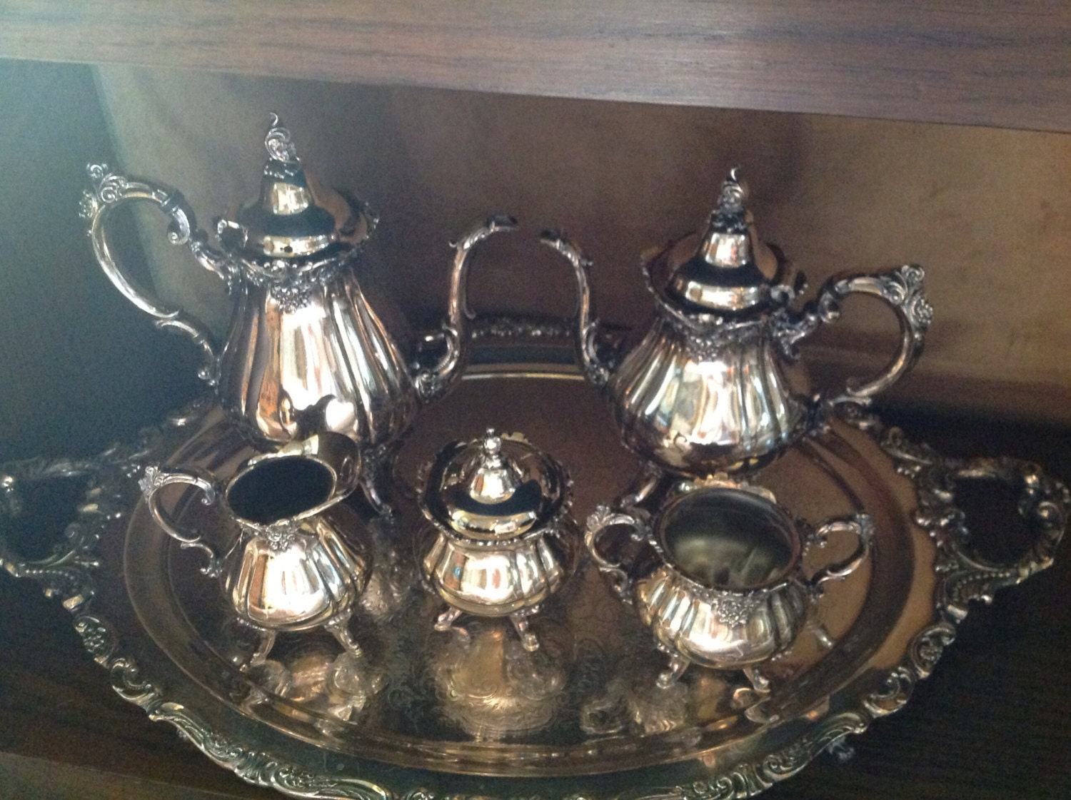 Wallace Baroque Tea and Coffee Service 7 Piece Haute Juice