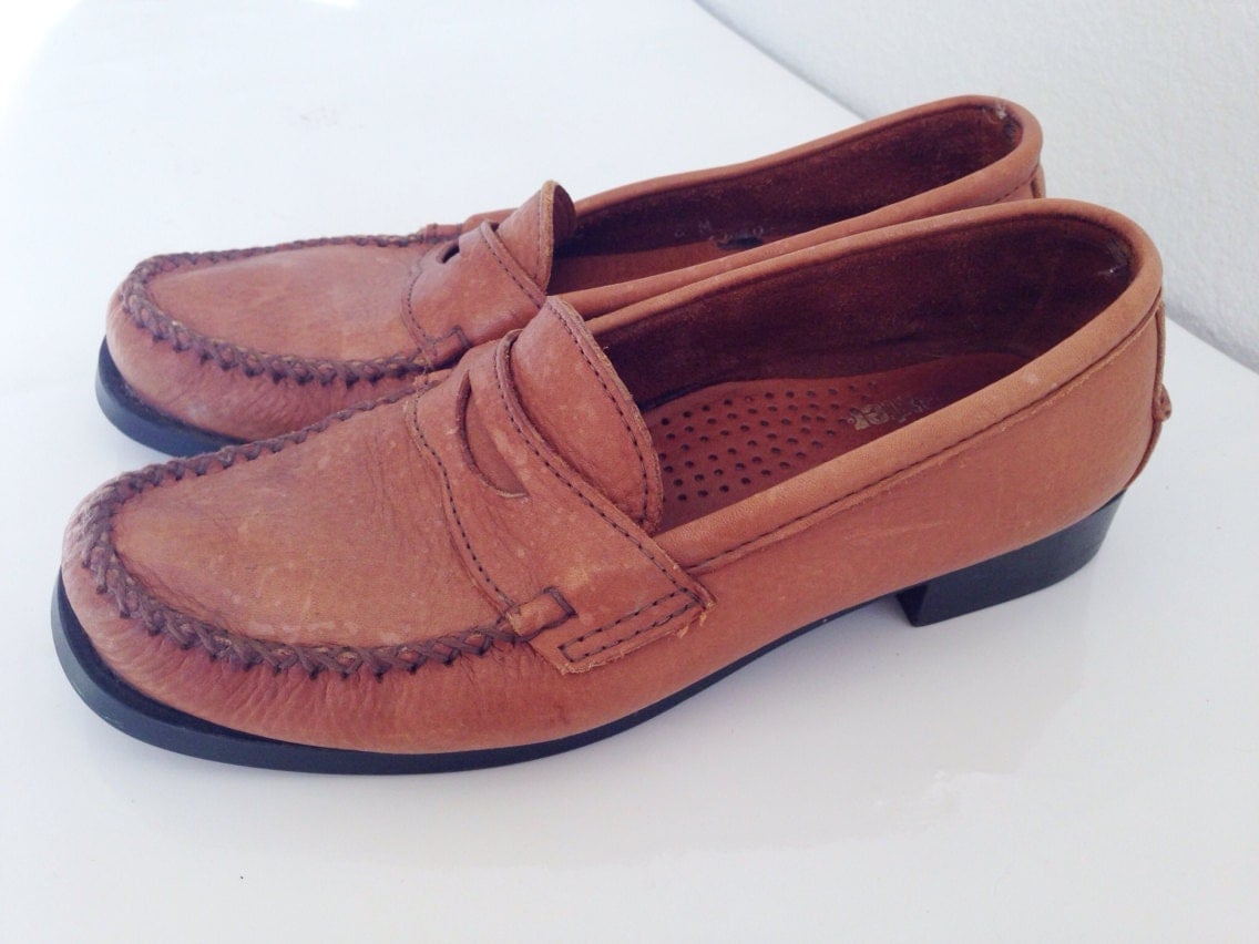 vintage Dexter leather penny loafers size 8