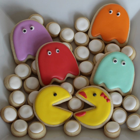 Items similar to Pac-Man Cookies on Etsy