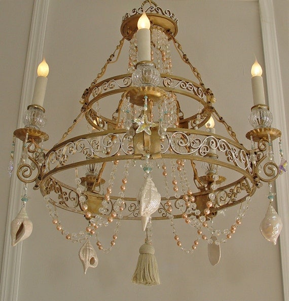 VINTAGE Tiered Wedding Cake CHANDELIER Home by SharonsChandeliers