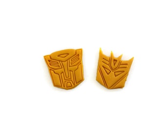 Small Transformers Autobot and Decepticon Fondant Cutters