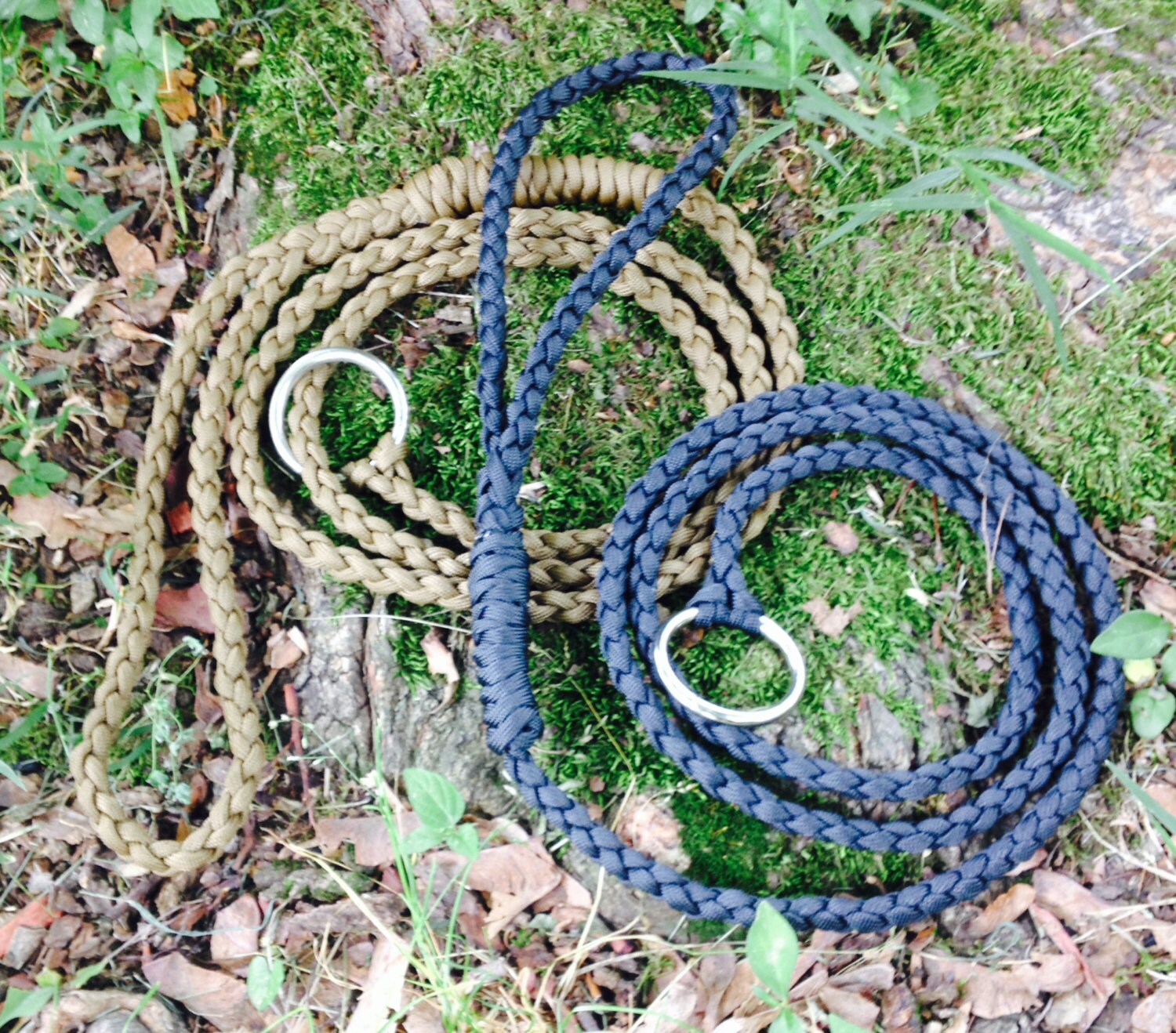 Training paracord dog leash