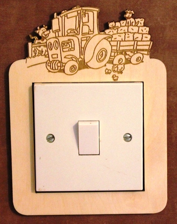 More Decorative switch surrounds by PimpernelPuzzles on Etsy